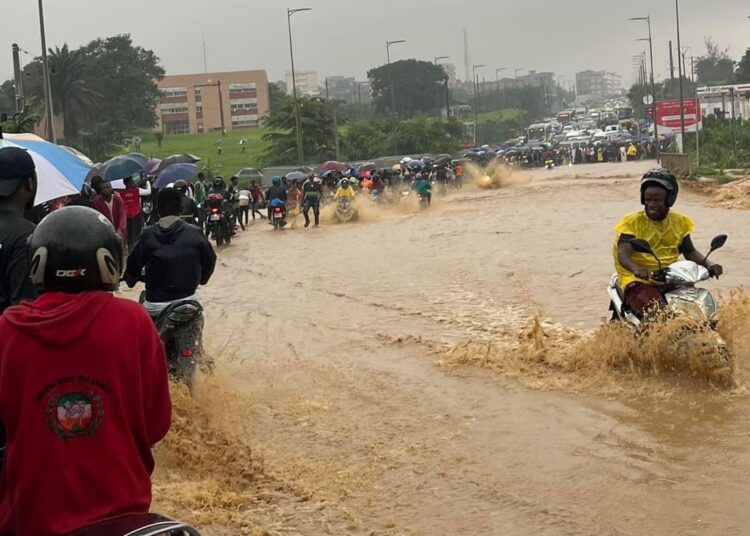 Inondations Bingerville. 22 juillet 2023