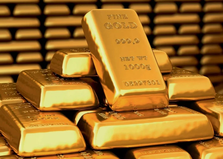 Stock de lingots d'or