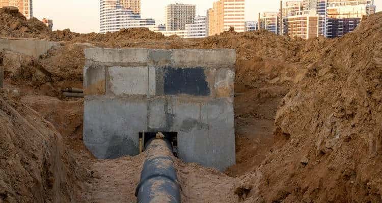 un projet d'assainissement à Abidjan