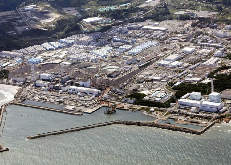 An aerial view shows the Fukushima Daiichi nuclear power plant, which started releasing treated radioactive water into the Pacific Ocean, in Okuma town, Fukushima prefecture, Japan August 24, 2023, in this photo taken by Kyodo. Kyodo/via REUTERS ATTENTION EDITORS - THIS IMAGE HAS BEEN SUPPLIED BY A THIRD PARTY. MANDATORY CREDIT. JAPAN OUT. NO COMMERCIAL OR EDITORIAL SALES IN JAPAN.