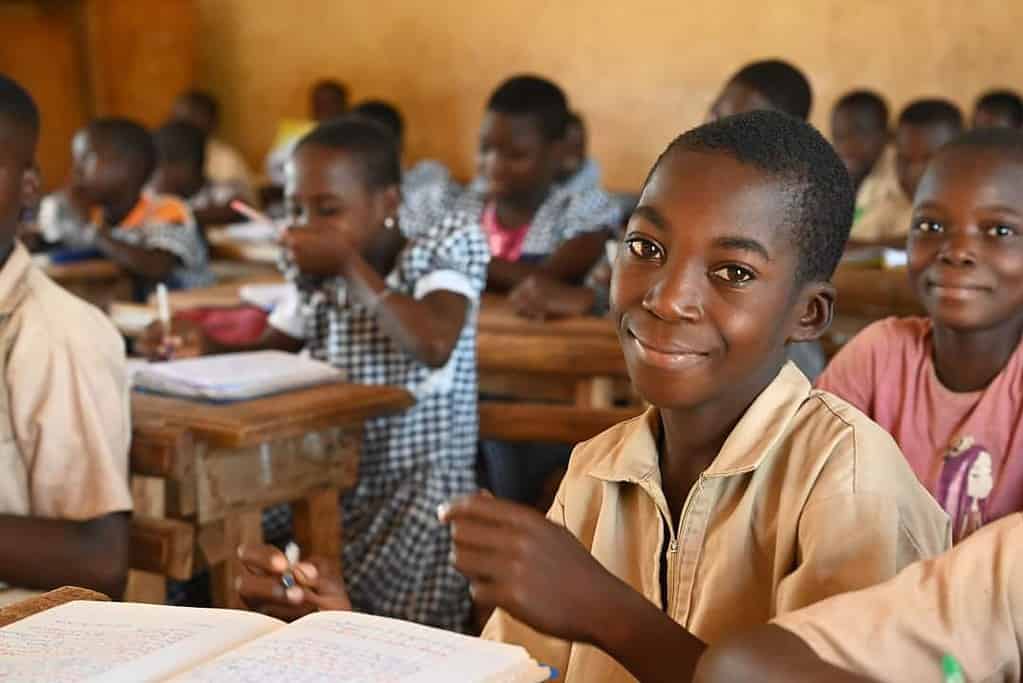 Des écoliers dans une salle de classe. Crédit-photo: UNICEF Côte d'Ivoire