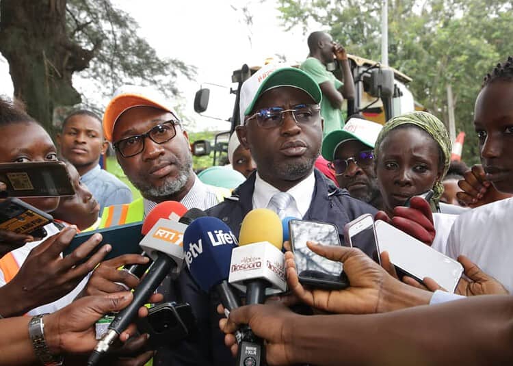 Diomandé Drissa représentant le ministre de l’Hydraulique, de L'Assainissement et de la Salubrité (DR)