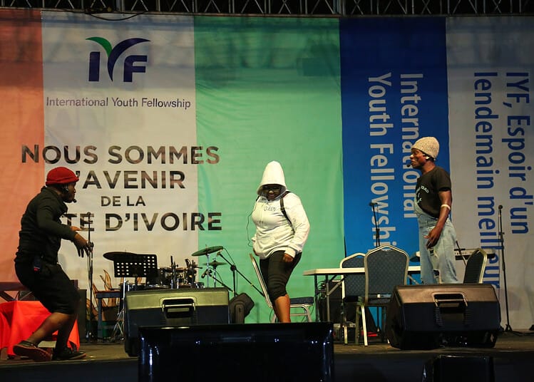 Les jeunes sensibilisent sur leurs droits et devoirs lors de la 13e édition du camp mondial IYF. (DR)