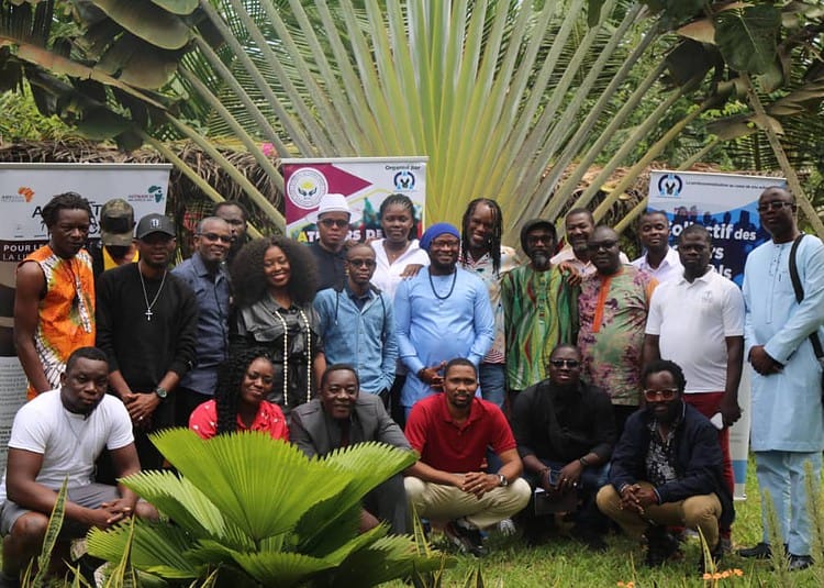 Le Collectif des Acteurs Culturels et les panélistes de la session 9 des AFAC. (DR)