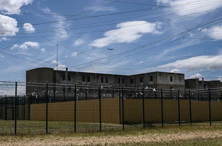 Prison de Saint-Quentin-Fallavier, dans l'Isère (Photo by OLIVIER CHASSIGNOLE / AFP)