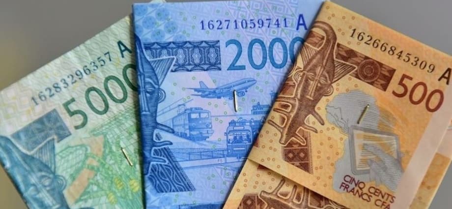 Billet de banque en franc CFA XOF