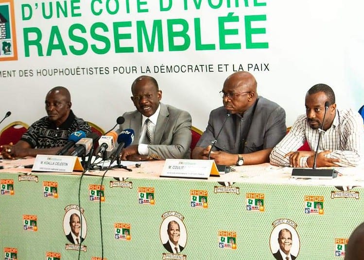 Koalla Célestin en conférence de presse