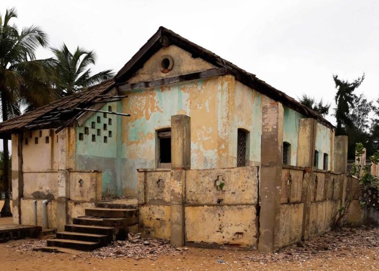 Une vieille église de la ville de Grand-Lahou.
Photo : Ivonomad. 2018