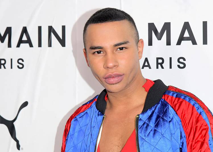 Le directeur artistique de Balmain Olivier Rousteing