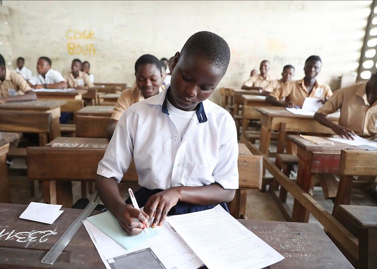 Elèves d'une classe passerelle