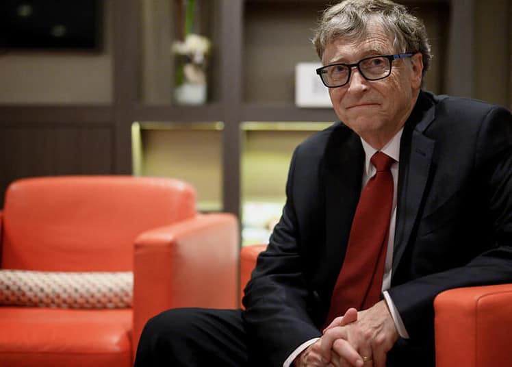 Bill Gates, fondateur de Microsoft et coprésident de la Fondation Bill & Melinda Gates