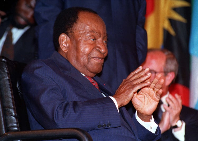 Felix Houphouet-Boigny, premier président de la Côte d'Ivoire