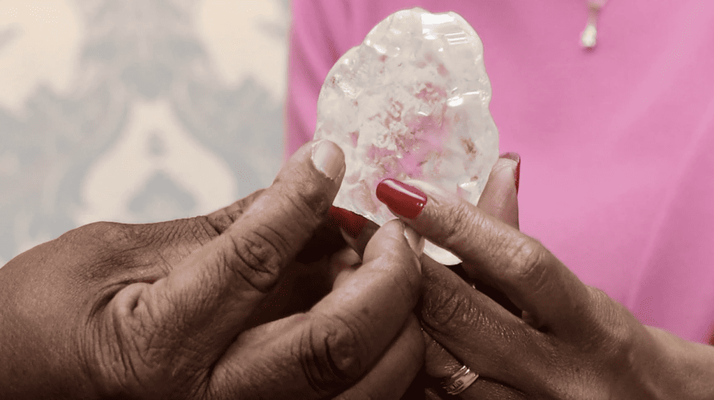 En 2021, le Botswana avait découvert ce qui était le troisième plus gros diamant jamais extrait au monde. (Source : Bureau du président du Botswana)