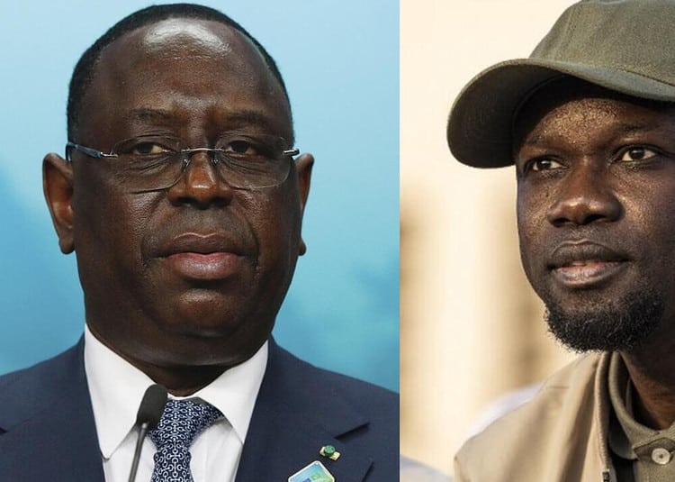 Macky Sall, président du Sénégal et Ousmane Sonko