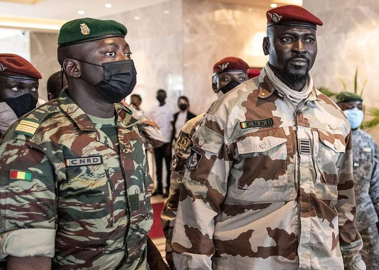 Le colonel Doumbouya, chef de la junte guinéenne
 (Photo by JOHN WESSELS / AFP)