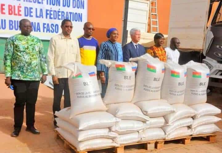 Coopération : Ouagadougou réceptionne 25 000 tonnes de blé en provenance de la Russie
