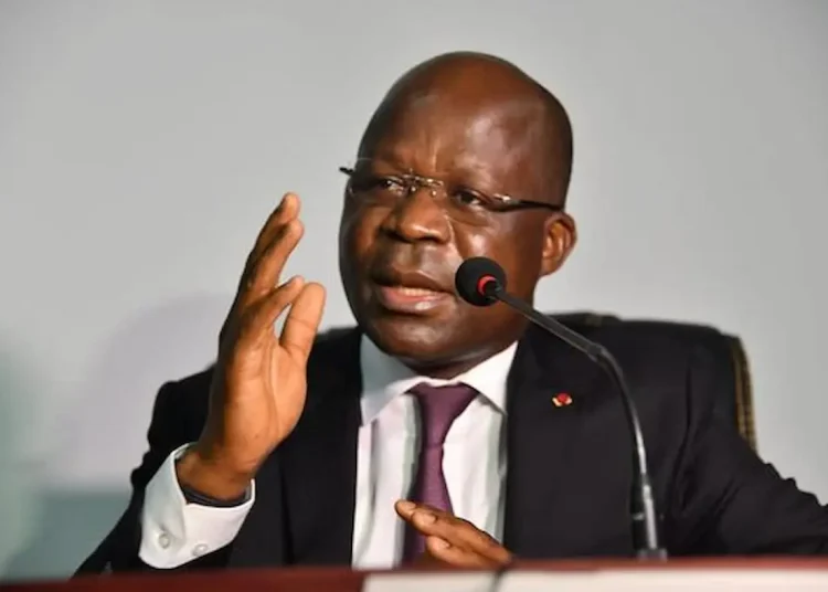 Le Ministre de la Santé, de l' Hygiène Publique et de la Couverture maladie Universelle, Pierre N'gou Dimba
