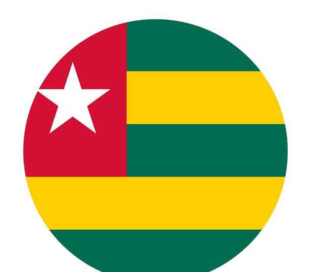 National flag of Togo