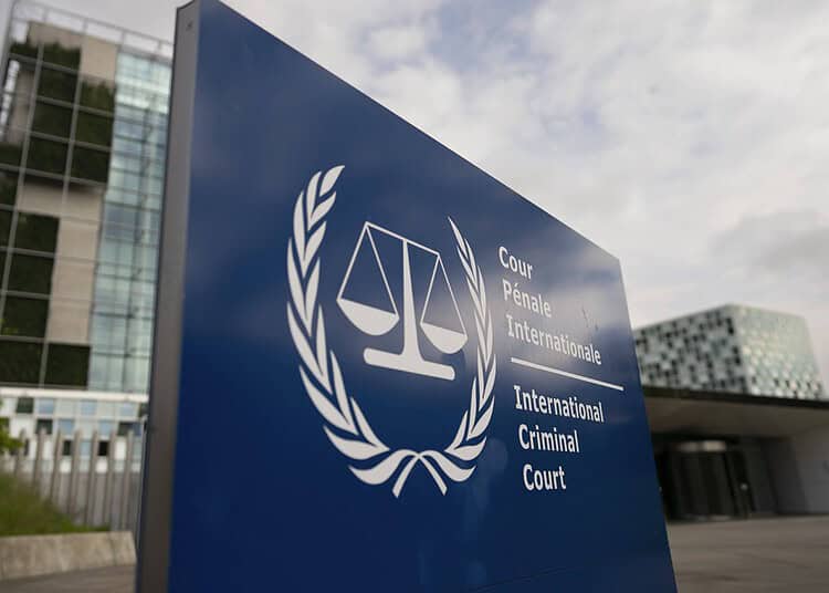 FILE - Exterior view of the International Criminal Court, or ICC, in The Hague, Netherlands, Tuesday, April 30, 2024. The International Criminal Court's chief prosecutor said Monday, May 20, 2024, that he’s seeking arrest warrants for both Israeli and Hamas leaders in connection with their actions during the seven-month war. (AP Photo/Peter Dejong, File)/NYWS301/24141585172909/FILE PHOTO/2405201828