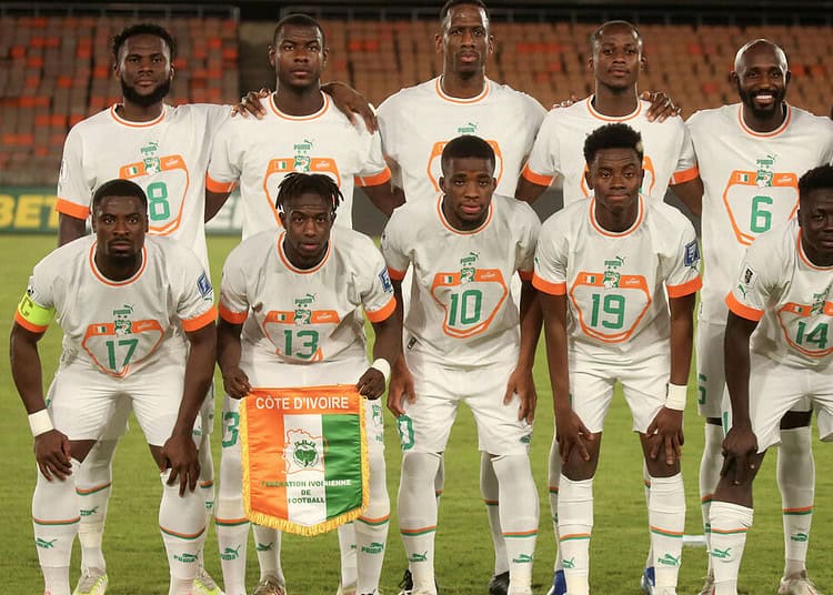 Ivory Coast team picture during the 2026 FIFA World Cup Qualifiers between Gambia and Ivory Coast at Benjamin Mkapa National Stadium in Dar es Salaam, Tanzania on 20 November 2023 - Photo by Icon sport