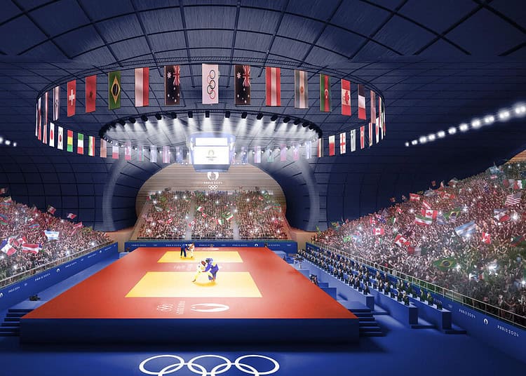 L'Arena du Champ de Mars accueillera les épreuves de judo, de lutte libre, et de lutte gréco-romaine lors des Jeux Olympiques de Paris 2024