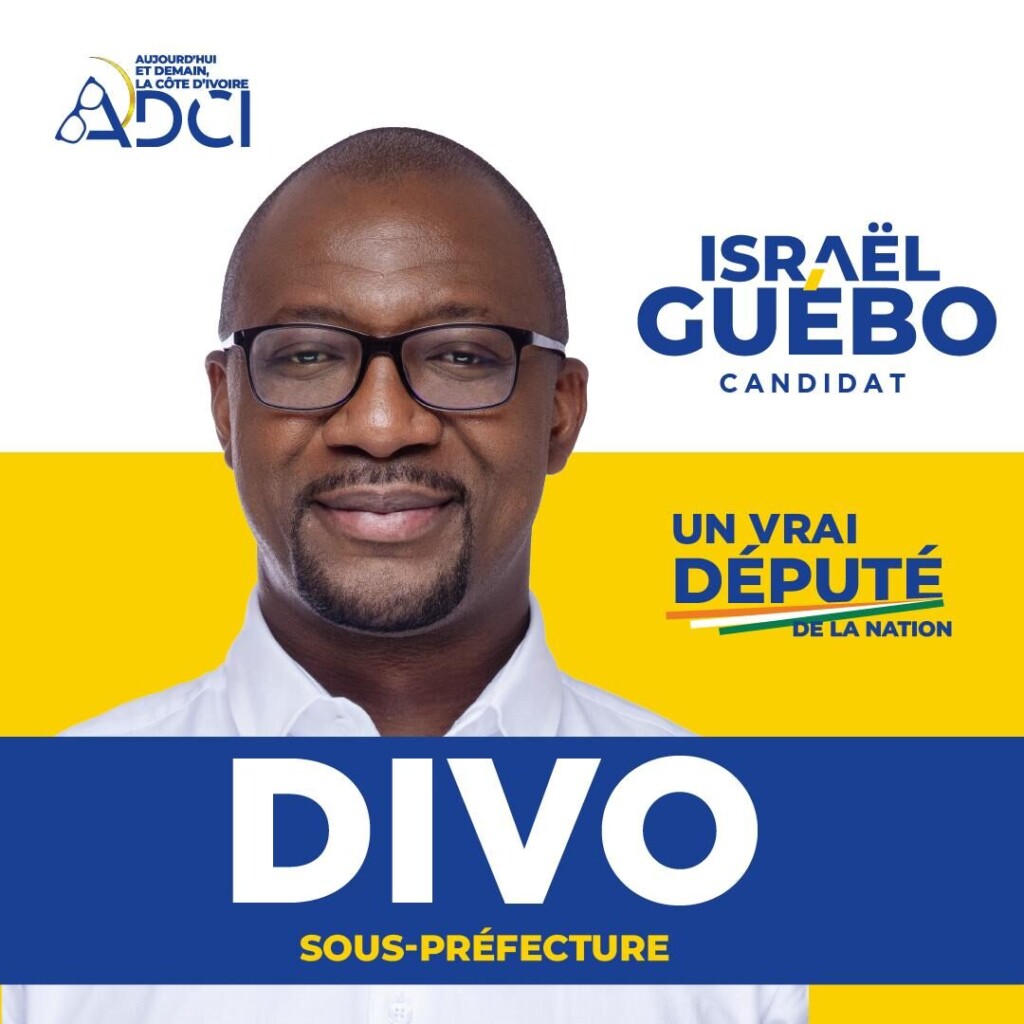 Législatives 2025 : Israël Guébo, une candidature enracinée et tournée vers l’avenir à Divo Sous-Préfecture