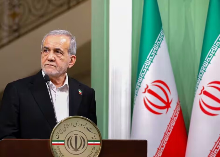 Le président iranien, Massoud Pezeshkian