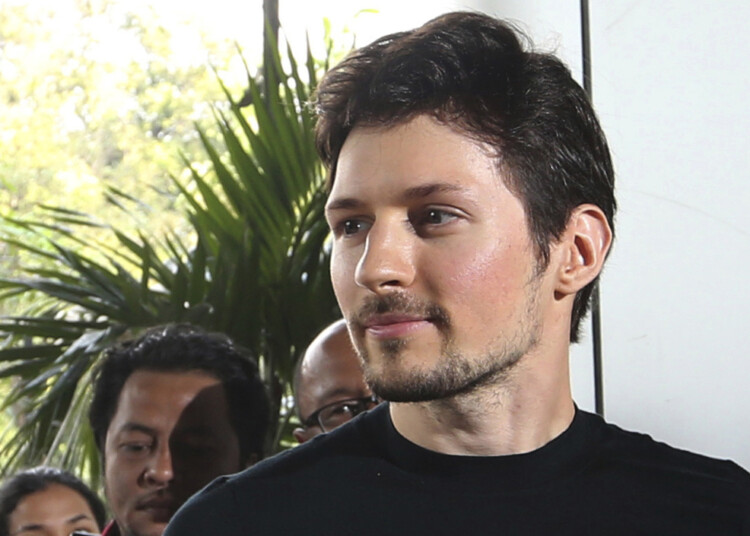 FILE - Telegram co-founder Pavel Durov appears at an event on Aug. 1, 2017 in Jakarta, Indonesia. (AP Photo/Tatan Syuflana, File)