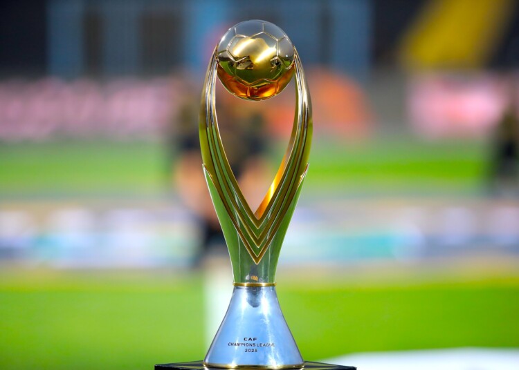 Trophy GV during the CAF Champions League 2024/25 2nd Leg Final match between Pyramids and Mamelodi Sundowns at 30 June Stadium in Cairo, Egypt on 1 June 2025 ©Weam MostafaBackpagePix